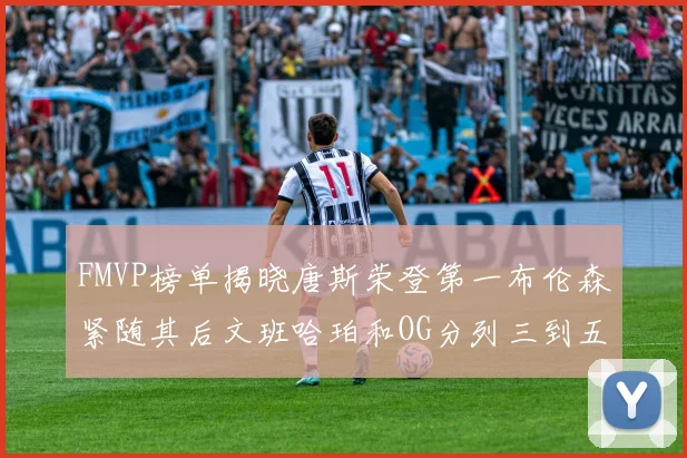 FMVP榜单揭晓唐斯荣登第一布伦森紧随其后文班哈珀和OG分列三到五位